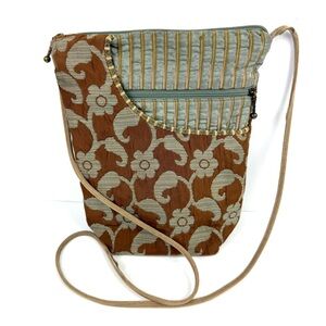 Maruca City Girl Crossbody Bag Striped Tapestry Handbag Handmade Colorado
